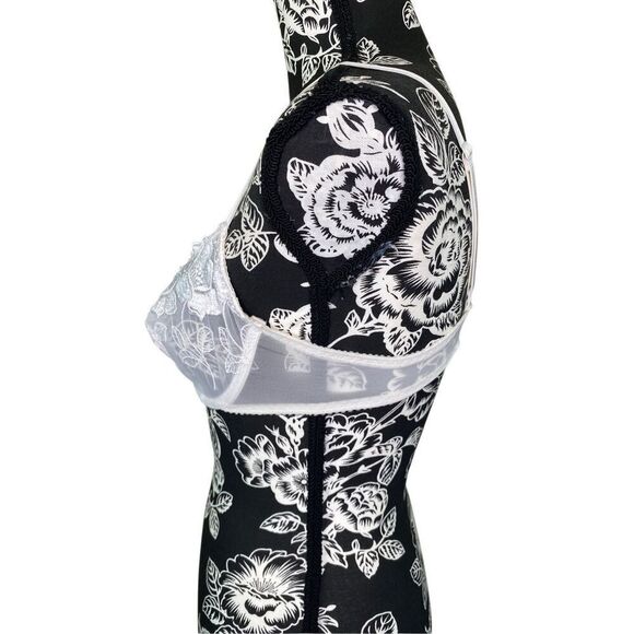 Rene Rofe Lingerie Lace Bra 36B Underwire Unpadded Sexy Floral Flower Everyday - Picture 4 of 11